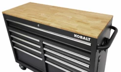 Kobalt Work Benches 46.1-in W x 37.2-in H 9-Drawer Rubber Work Bench -SEO title and description design 17902369 scaled