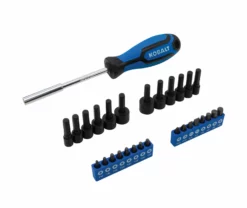 Kobalt Mechanics Tool Sets Centennial 100-Piece Standard (SAE) and Metric Combination Polished Chrome Mechanics Tool Set (1/4-in; 3/8-in) -SEO title and description design 40333064 scaled
