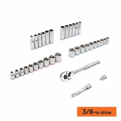 Kobalt Mechanics Tool Sets Centennial 100-Piece Standard (SAE) and Metric Combination Polished Chrome Mechanics Tool Set (1/4-in; 3/8-in) -SEO title and description design 40333065