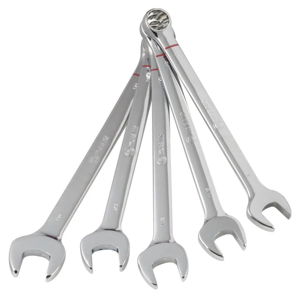 Kobalt Combination Wrenches & Sets 5-Piece Set 12-point Standard (SAE) Standard Combination Wrench Set 1 Kobalt Combination Wrenches & Sets 5-Piece Set 12-point Standard (SAE) Standard Combination Wrench Set