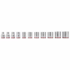 Kobalt Sockets & Socket Sets 11-Piece Standard (SAE) 3/8-in Drive 6-point Set Shallow Socket Set
