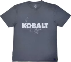 Kobalt Work Shirts Men's Medium Textured Cotton Short sleeve Graphic T-shirt Work Shirt