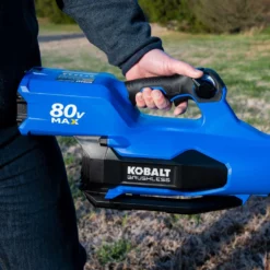 Kobalt Cordless Electric Leaf Blowers 80-volt Max 630-CFM Brushless Handheld Cordless Electric Leaf Blower 2.5 Ah (Battery & Charger Included) -SEO title and description design 41718130