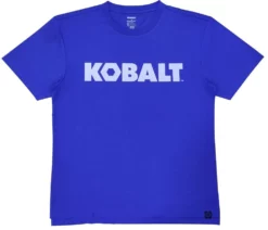 Kobalt Work Shirts Men's XX-Large Textured Cotton Short sleeve Graphic T-shirt Work Shirt