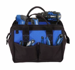 Kobalt Tool Bags Blue Black Polyester 12-in Tool Bag -SEO title and description design 42143434 scaled