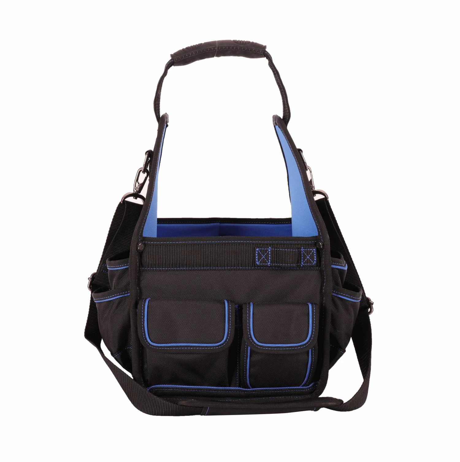 Kobalt Tool Bags Blue Black Polyester 10-in Electrician's Tote 4 Kobalt Tool Bags Blue Black Polyester 10-in Electrician's Tote - Image 4