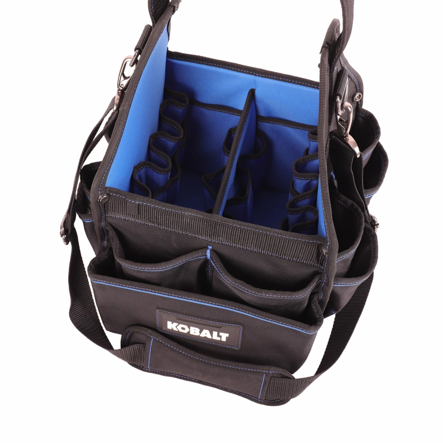 Kobalt Tool Bags Blue Black Polyester 10-in Electrician's Tote 7 Kobalt Tool Bags Blue Black Polyester 10-in Electrician's Tote - Image 7