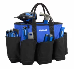 Kobalt Tool Bags Blue Black Polyester 14-in Tool Bag -SEO title and description design 42143972 scaled