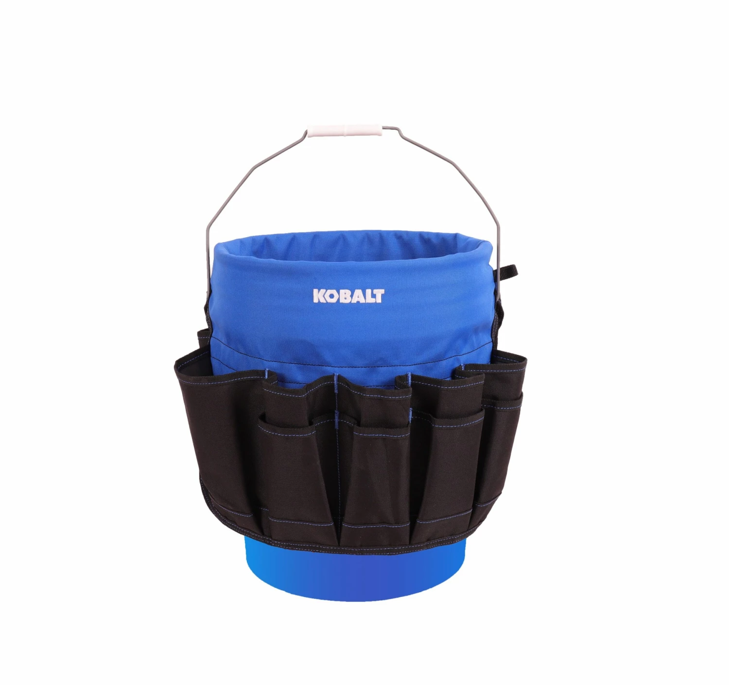 Kobalt Tool Bags Blue Black Polyester 12-in 5-Gallon Bucket Organizer 3 Kobalt Tool Bags Blue Black Polyester 12-in 5-Gallon Bucket Organizer - Image 3