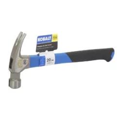 Kobalt Hammers 100-year anniversary 20-oz Smooth Face Steel Head Fiberglass Claw Hammer -SEO title and description design 42213090