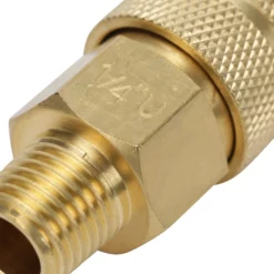 Kobalt Air Compressor Fittings Brass NPT Coupler (M) 1/4-in Universal -SEO title and description design 42260948