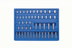 Kobalt Mechanics Tool Sets 250-Piece Standard (SAE) and Metric Combination Polished Chrome Mechanics Tool Set (1/4-in; 3/8-in) -SEO title and description design 42394140 scaled