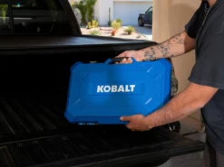 Kobalt Mechanics Tool Sets 154-Piece Standard (SAE) and Metric Combination Polished Chrome Mechanics Tool Set (1/4-in; 3/8-in) -SEO title and description design 42394154 scaled