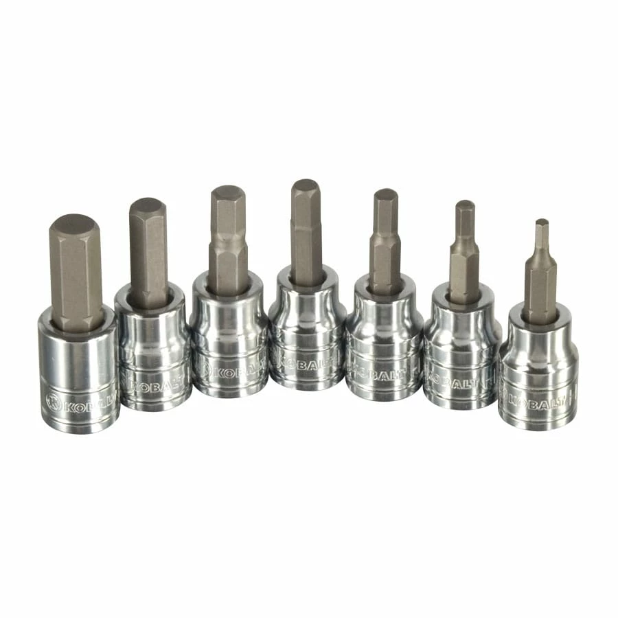 Kobalt Driver Sockets & Sets 7-Piece 3/8-in Drive Set Hex Bit Metric Driver Socket Set 2 Kobalt Driver Sockets & Sets 7-Piece 3/8-in Drive Set Hex Bit Metric Driver Socket Set - Image 2