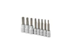 Kobalt Driver Sockets & Sets 8-Piece 1/4-in; 3/8-in Drive Set Tamper-Proof Torx Bit Tamper-Proof Driver Socket Set -SEO title and description design 42520941