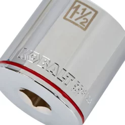 Kobalt Sockets & Socket Sets Standard (SAE) 1/2-in Drive 12-point 1-1/2-in Shallow Socket -SEO title and description design 42581306