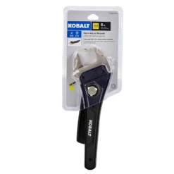 Kobalt Adjustable Wrenches Rapid adjust 8-in Steel and Plastic Adjustable Wrench -SEO title and description design 42581322
