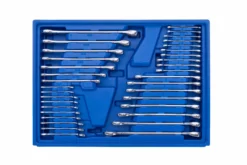 Kobalt Mechanics Tool Sets 250-Piece Standard (SAE) and Metric Combination Polished Chrome Mechanics Tool Set (1/4-in; 3/8-in) -SEO title and description design 42702394 scaled