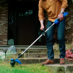 Kobalt Cordless Electric String Trimmers 24-Volt 12-in Straight Cordless String Trimmer (Battery Included) -SEO title and description design 42705669