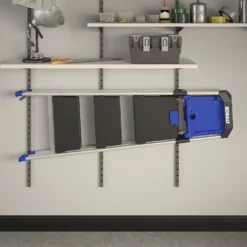 Kobalt Step Stools 3-Step 250-lb Capacity Gray Aluminum Foldable Step Stool -SEO title and description design 43410326