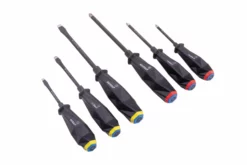 Kobalt Screwdrivers 6-Piece Tpr/Thermoplastic Rubber Handle Slottedhead and Phillips Screwdriver Set