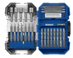 Kobalt Screwdriver Bits 55-Piece Set High-speed Steel Hex Shank Screwdriver Bit Set