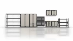 Kobalt Freestanding Shelving Units 48-in W x 24-in D x 47-in H 3-Tier Heavy Duty Steel Utility -SEO title and description design 44266089 scaled