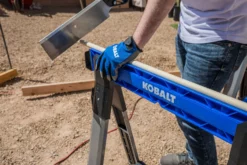 Kobalt Saw Horses 30.63-in W x 33.5-in H Adjustable Pp and Steel Construction Saw Horse (1000-lb Capacity) -SEO title and description design 44628175 scaled