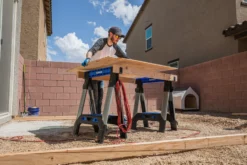 Kobalt Saw Horses 30.63-in W x 33.5-in H Adjustable Pp and Steel Construction Saw Horse (1000-lb Capacity) -SEO title and description design 44628409 scaled