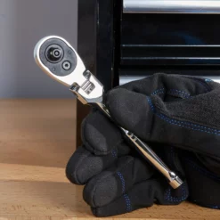 Kobalt Ratchets & Ratchet Sets 90-Tooth 1/4-in Drive Quick-release Flexible Head Standard Ratchet -SEO title and description design 44893560