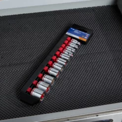 Kobalt Sockets & Socket Sets 11-Piece Standard (SAE) 3/8-in Drive 6-point Set Shallow Socket Set -SEO title and description design 45348095