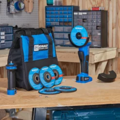 Kobalt Angle Grinders 5-in 24-Volt Max Paddle Switch Brushless Cordless Angle Grinder -SEO title and description design 45373813