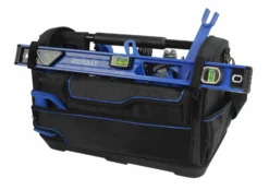 Kobalt Tool Bags Plumbing Tool Bag with Caddy Black, Blue Polyester 12.99-in -SEO title and description design 45452607 scaled