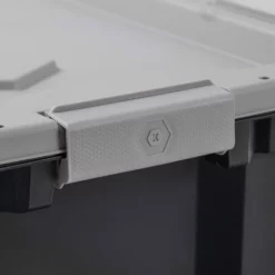 Kobalt Plastic Storage Totes X-large 24-Gallon (96-Quart) Grey Tote Latching Lid -SEO title and description design 46358944 scaled