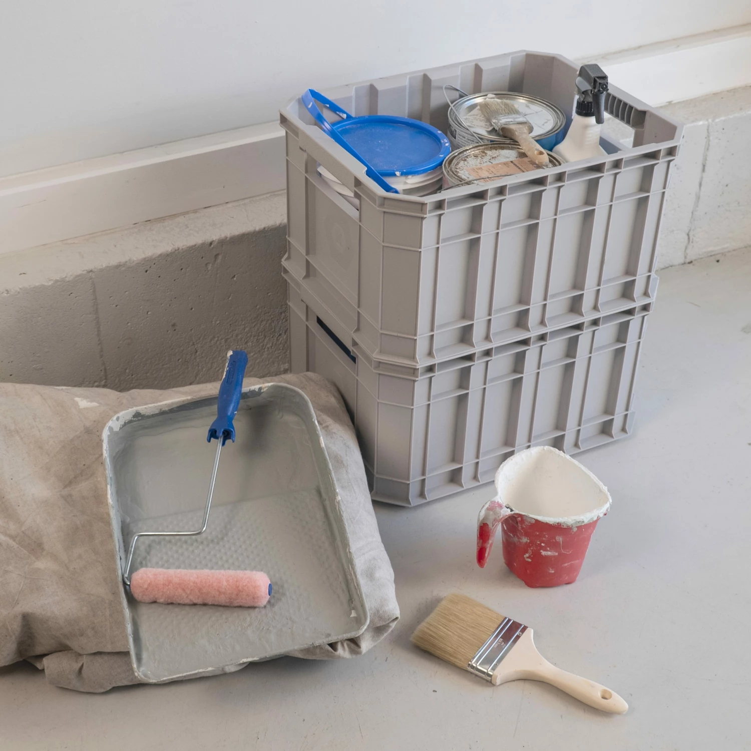 Kobalt Plastic Storage Totes Kobalt Stackable Crate 8 Kobalt Plastic Storage Totes Kobalt Stackable Crate - Image 8